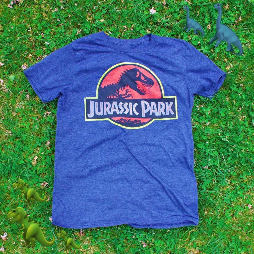 Jurassic Park Heather Blue Tee